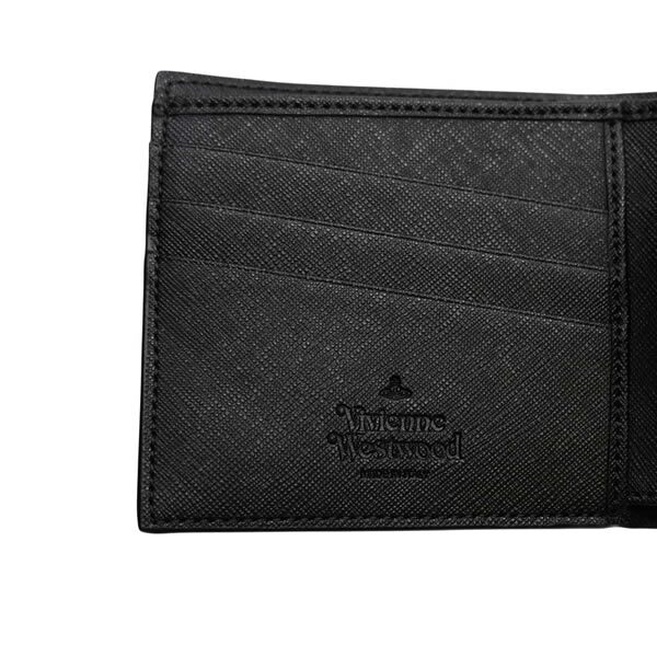 ヴィヴィアンウエストウッド 財布 Vivienne Westwood 二つ折り財布 折り畳み WALLET WITH COIN POCKET 5115003nm-s0021-n401 ブラック BLACK N401