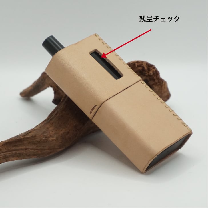 ターレスネクスト2ケース TARLESS NEXT2 ターレスネクスト2ケース ナチュラル 電子たばこケース 電子タバコ 禁煙 喫煙 ハンドメイド　手縫い 手作り 日本製 本革 ヌメ革 牛革 栃木レザー 革小物