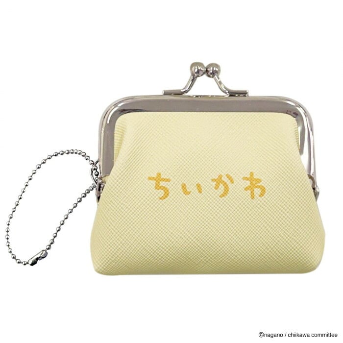 【1月20日入荷分予約受付中】 ちいかわ ミニがま口 コインケース うさぎ イエロー 小銭入れ ポーチ 小物入れ キーホルダー ボールチェーン付き キャラクター グッズ 雑貨 プレゼント ギフト