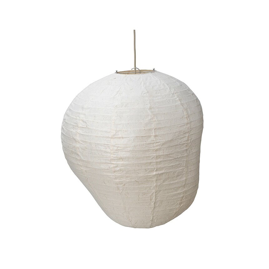 ferm LIVING ファームリビング Kurbis カービス ランプシェード M 高さ60cm （シェードのみ） シェード ジャパンディ 和紙北欧 ランプシェード 天井照明 ペンダントライト シェードのみ 和紙 和モダン