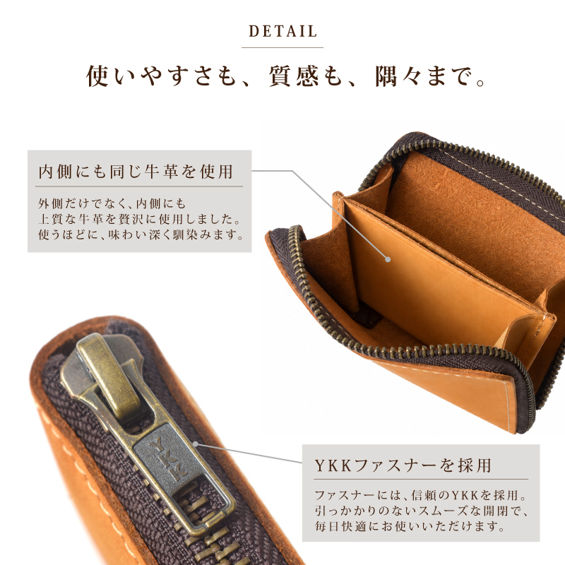 コインケース 本革 メンズ レディース 小銭入れ ミニ財布 コンパクト 牛革 カード入れ YKKファスナー 3ポケット 薄型 おしゃれ シンプル 財布 レザー ユニセックス おしゃれ シンプル 男性 女性 人気 ギフト プレゼント 送料無料