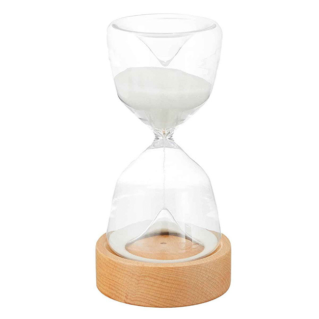 LUMO LED Sand Timer 30[砂時計 30分 おしゃれ LED 癒し 間接照明 インテリア 30分時計 ギフト プレゼント 置物 ライト サンドタイマー インテリア雑貨 ナチュラル 北欧 寝室 リビング キッチン 電池式 オブジェ アナログ]