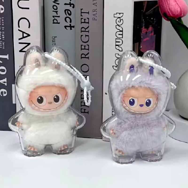 【ラッピング無料】ミニラブブ用ケース LABUBU THE MONSTER PIN FOR LOVE A-M N-Z 対応 透明 アクリル 収納ケース 保護ケース ギフト