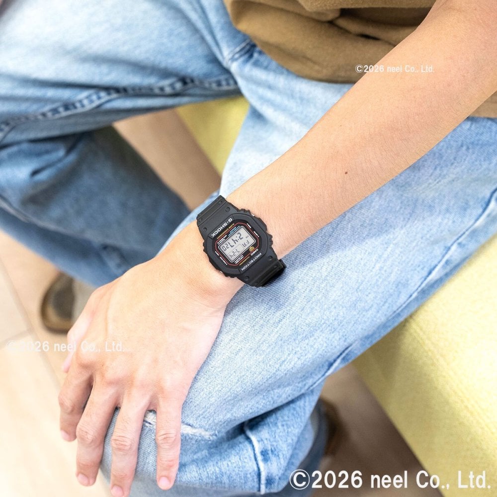 G-SHOCK デジタル カシオ Gショック CASIO 腕時計 メンズ DW-5600RL-1JF 初代G-SHOCK ブランドカラーモデル オールブラック