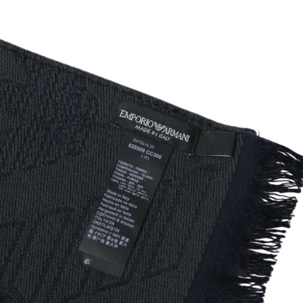 EMPORIO ARMANI エンポリオアルマーニ マフラー 625009-cc306-00334 メンズ BLU マフラー
