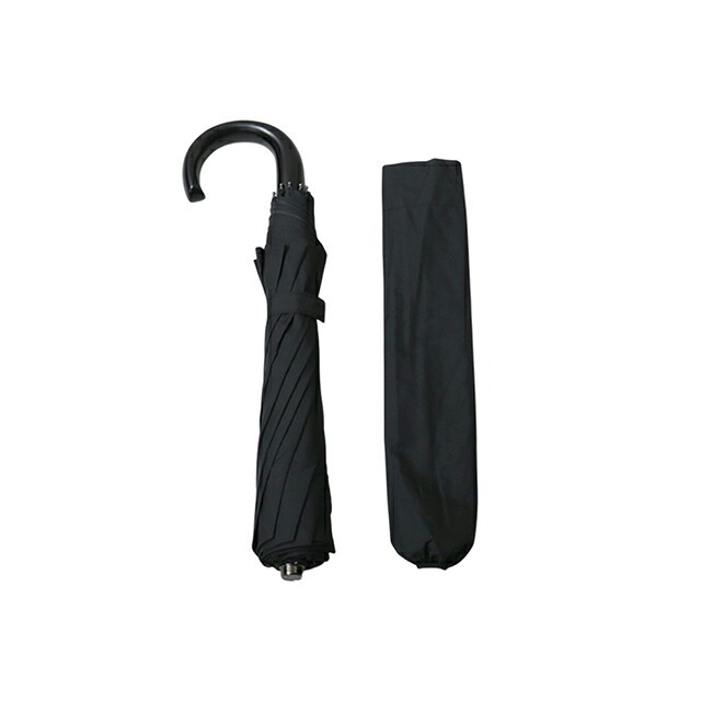 フォックスアンブレラズ FOX UMBRELLAS TL1 Maple Crook 折り畳み傘 晴雨兼用傘 tel1-bk-bk ユニセックス BLACK 折畳傘