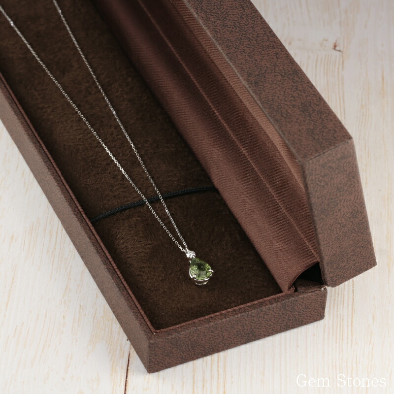  グリーンサファイア 　１．４５８ct 　ダイヤモンド　ネックレス 　ペンダント プラチナネックレス Pt900　ネックレス レディース 一粒ネックレス  誕生石 シンプル Drops
