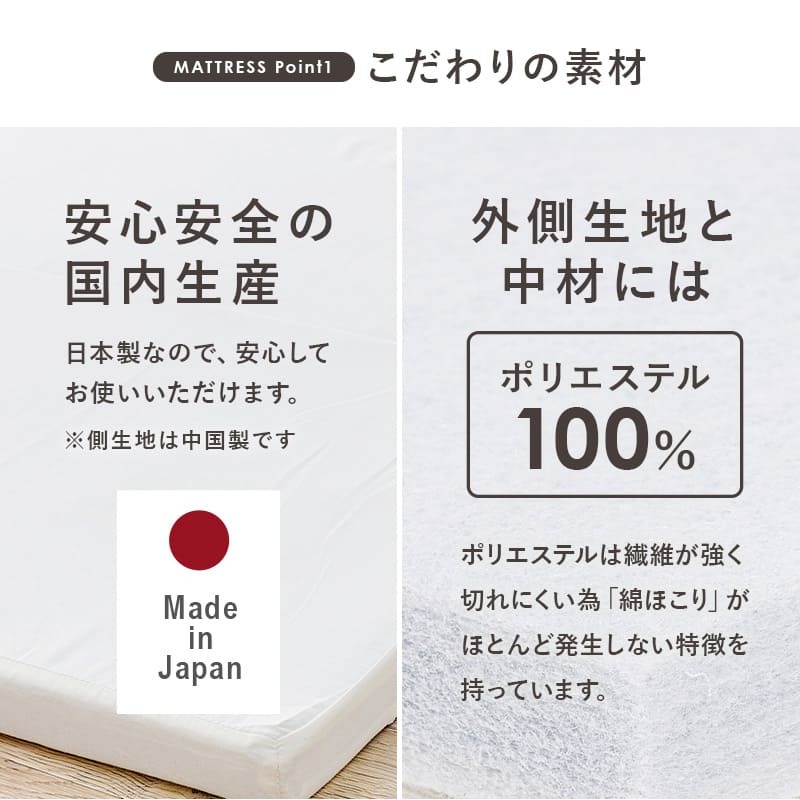 ベッド 寝具 マットレス付ロフト WB-7719S1180