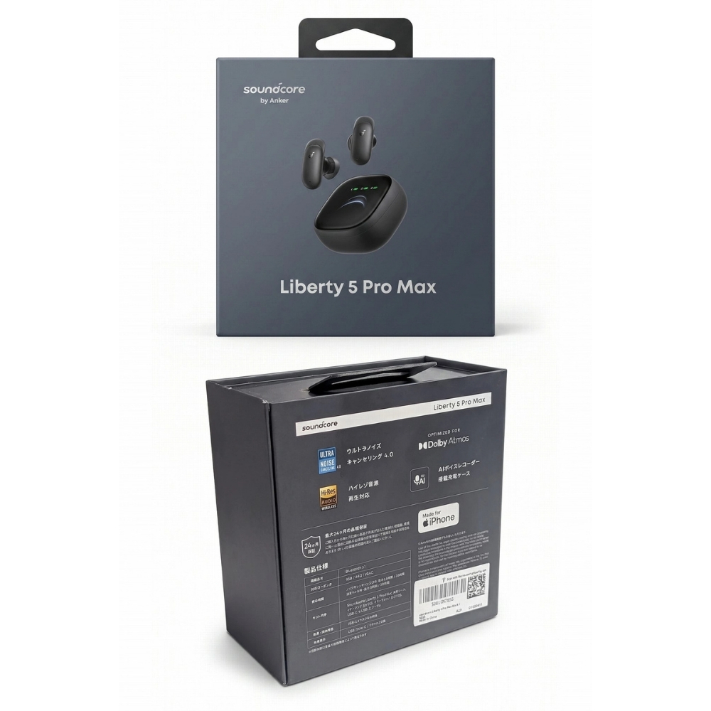 Anker Soundcore Liberty 5 Pro Max 完全ワイヤレスイヤホン LDAC Dolby Atmos AIボイスレコーダー ギフト 誕生日プレゼント 男友達 ガジェット
