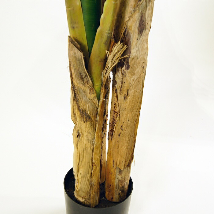 観葉植物 造花 バナナ BROWN 全高約180cm 大型 フェイクグリーン 高級 本物そっくり リアル おしゃれ インテリア 人工観葉植物 アーティフィシャルグリーン 南国 リゾート オフィス 店舗 ホテル 開店祝い 室内 リビング 玄関 風水 バナナの木