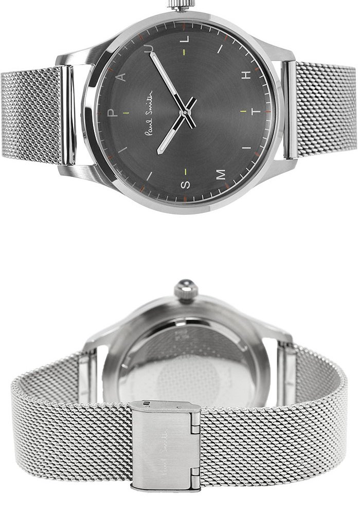 ポールスミス Paul Smith 腕時計 メンズ 41mm ステンレス クラシック ブランド 人気 ウォッチ ギフト プレゼント テンポ TEMPO グリーン グレー シルバー