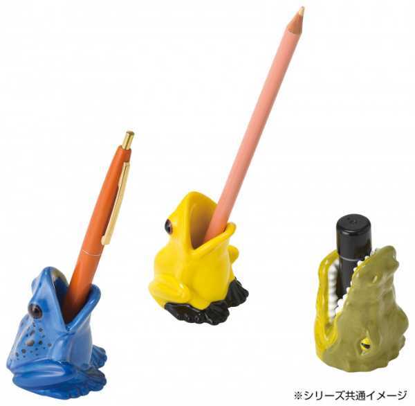 歯ブラシスタンド ワニ 陶器 歯ブラシ立て おしゃれ かわいい 洗面所 収納 ペン立て ハンコ立て アニマル 雑貨 インテリア デスク周り 癒し 贈り物 ギフト セトクラフト