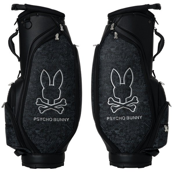 サイコバニー ゴルフ キャディバッグ カートキャディバッグ MONOTONE EDITION Psycho Bunny PBMG6BC3 お誕生日祝い お祝い 記念品 お父さん 父の日 彼氏 男性 30代 40代 50代 60代 母の日 お母さん 還暦祝い 敬老の日 彼女 人気プレゼント プレゼント