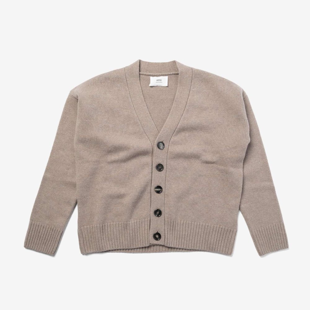 アミ パリス AMI PARIS MATIS WOOL CASHMERE CARDIGAN マティス ウール カシミヤ カーディガン UKC110.KN0028 レディース トップス