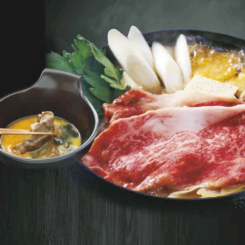 お歳暮・冬ギフト 萬野和牛 すきしゃぶ用(モモ)600g (MSC60-MAN) ※送料無料(北海道・沖縄・離島への配送不可)
