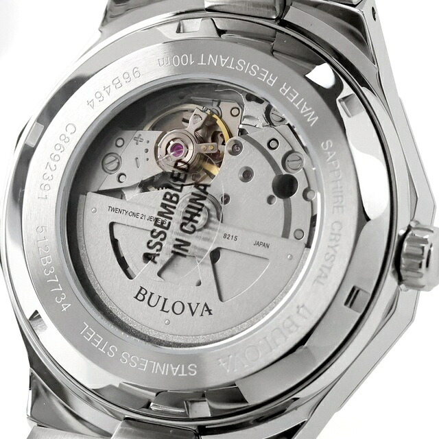 アウトレット ブローバ クラシック 自動巻き 腕時計 ブランド メンズ BULOVA 96B464 アナログ グリーン