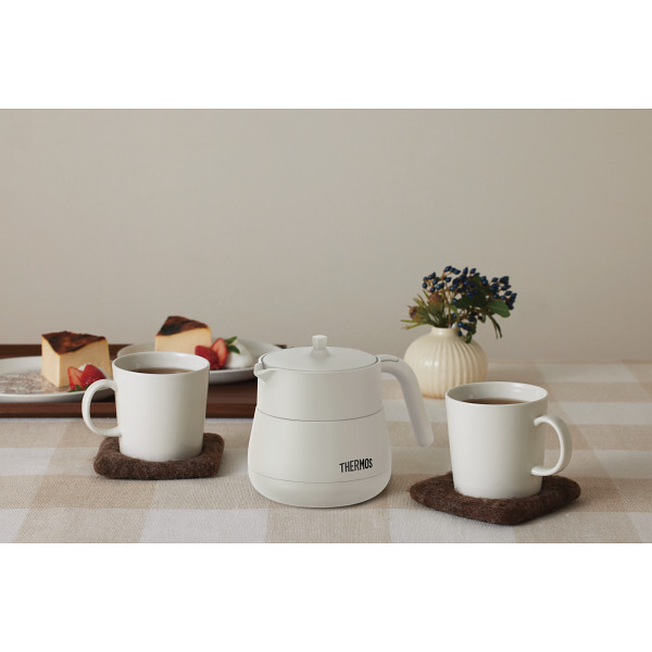 サーモス サーモス ティーポット（４５０ｍｌ） [26-0306-011] ＴＴＥ ４５０ＬＧＹ プレミアムギフト 贈り物 お祝い 内祝い 出産内祝い 結婚内祝い 快気祝い 新築祝い お返し 贈り物 プレゼント ギフト