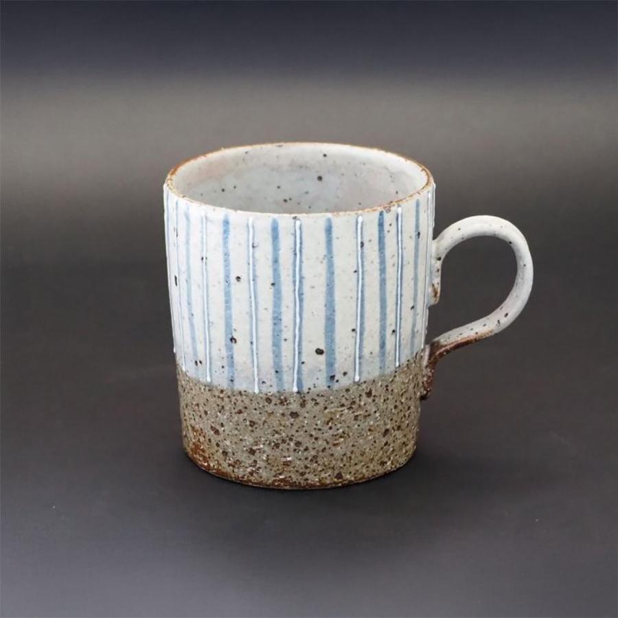 マグカップ マグ コップ コーヒーカップ ビッグサイズマグ 九谷焼 陶器 十草 相川志保 青・赤 手描き 和食器 おしゃれ ギフト 贈り物 日本製