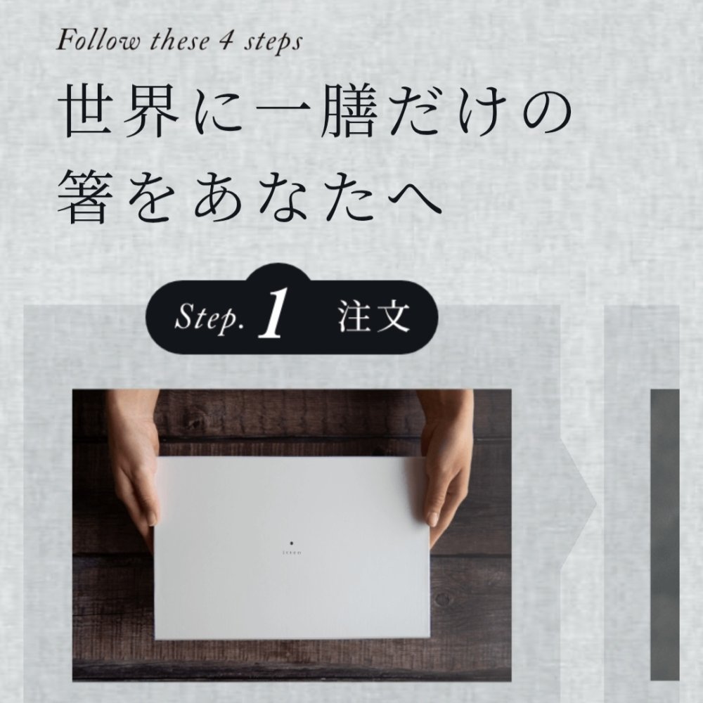 パーソナライズお箸「itten」ギフト プレゼント お祝い 誕生日