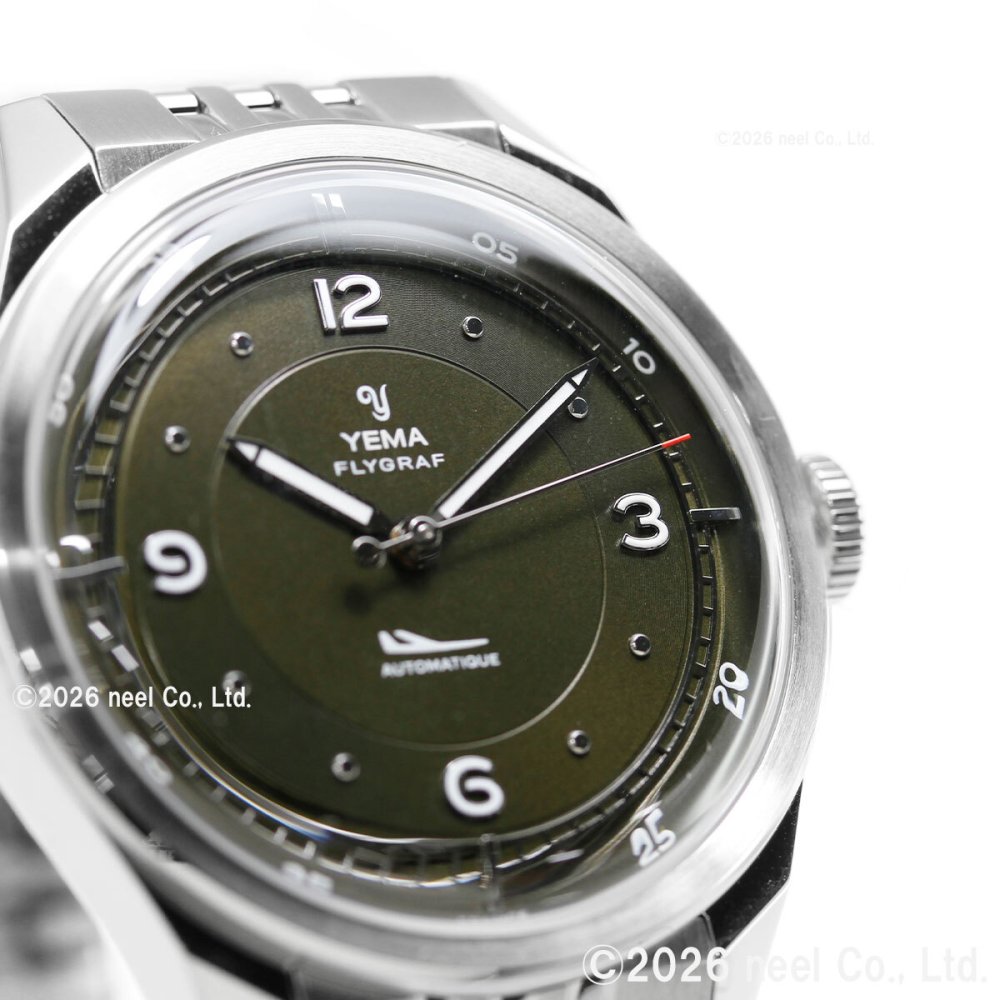 イエマ YEMA フライグラフ パイロット Flygraf Pilot 腕時計 メンズ 自動巻き YFLY25-ZMS