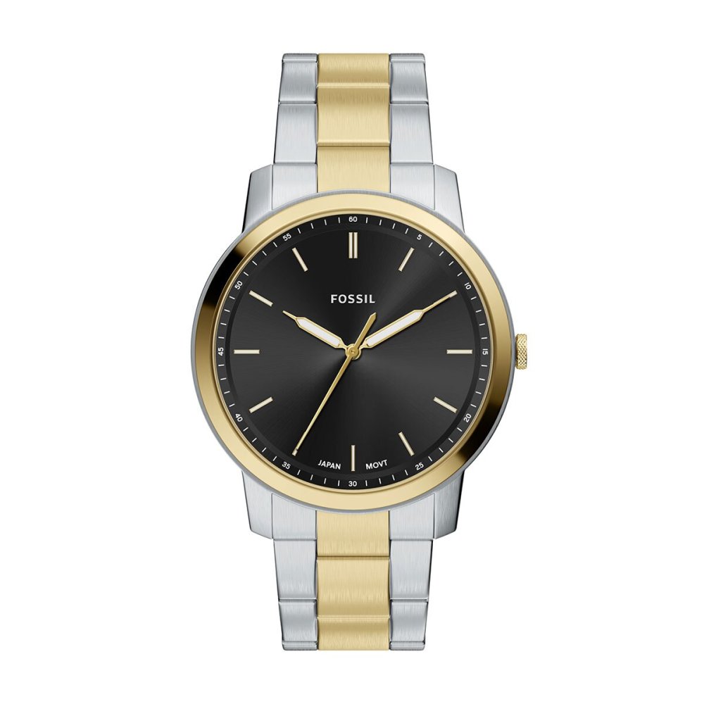 フォッシル FOSSIL 腕時計 メンズ MINIMALIST アナログ ツートーン ステンレススチールウォッチ FS6182【2026 新作】
