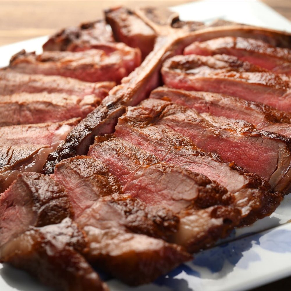 アメリカ産 Tボーンステーキ 2枚 骨付き 牛肉 冷凍 サーロイン ヒレ肉 ステーキ肉【沖縄県・離島 配送不可】