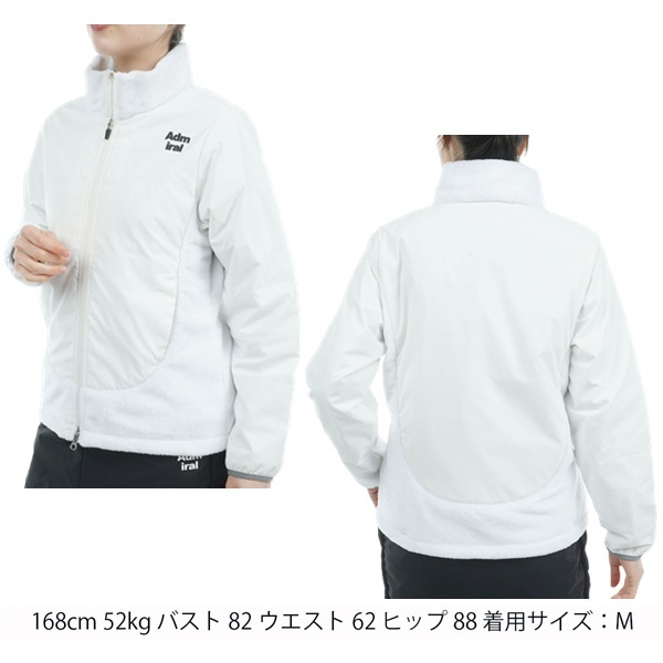 アドミラル ゴルフ レディース ボアミックス 中綿ジャケット ADMIRAL GOLF ADLA480 秋冬モデル お誕生日祝い お祝い 記念品 30代 40代 50代 60代 母の日 お母さん 還暦祝い 敬老の日 彼女 人気プレゼント プレゼント
