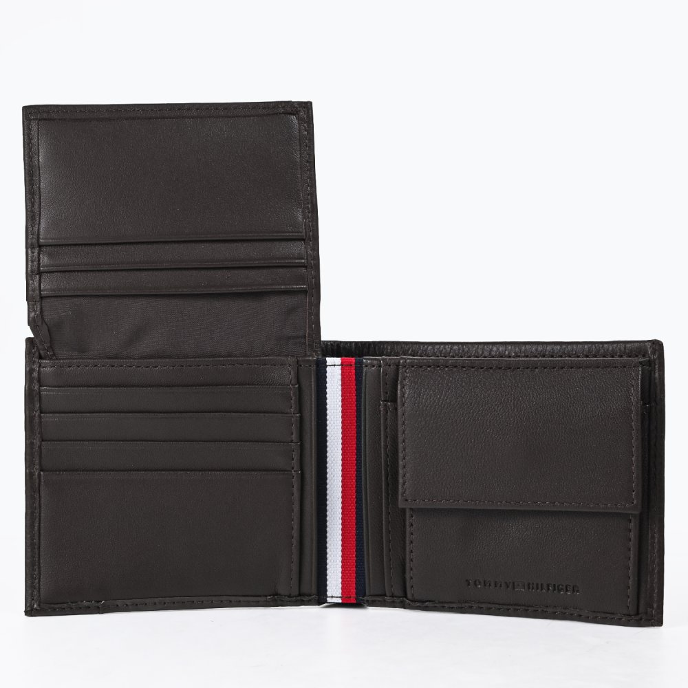 高品質ヨーロッパ輸入モデル トミーヒルフィガー 二つ折り財布 小銭入れ付き CORP CC FLAP AND COIN メンズ レディース ブラウン AM0AM14780 0HD TESTA DI MORO ウォレット 折財布 送別会 誕生日 結婚祝い 結婚式 彼氏 息子 夫 男性 名刺入れ 高級 母の日【スペシャルラッピング660円(別売り)】 即日発送 彼氏 財布 ホワイトデー