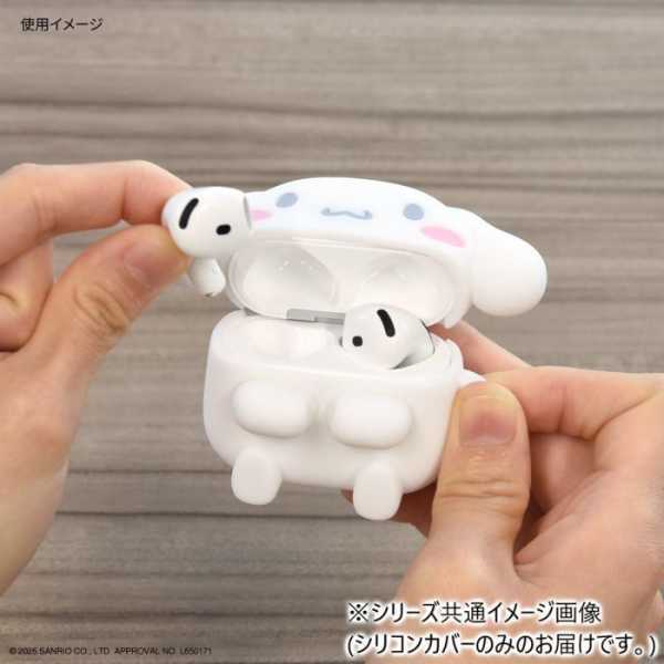 AirPods 4 ケース ハローキティ シリコン サンリオ カバー キャラクター かわいい おしゃれ 耐衝撃 保護 イヤホンケース AirPods4 第4世代 対応 サンリオ正規ライセンス品