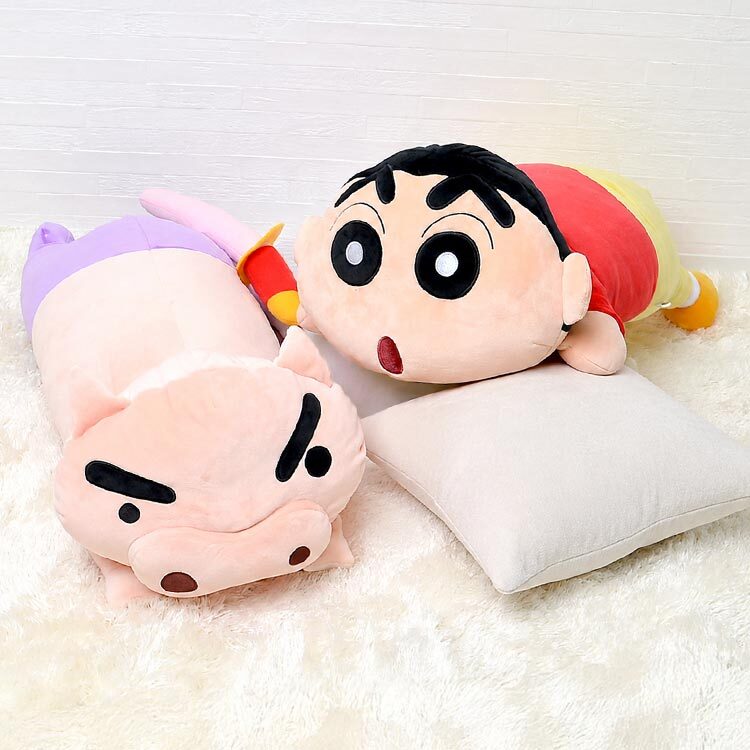 クッション クレヨンしんちゃん ぬいぐるみ クッション クレしん もっちり寝そべりクッション しんちゃん シロ ぶりぶりざえもん パジャマ もちもち もっちり 枕 まくら 大きい キャラクター インテリア グッズ 雑貨 贈り物 子供 キッズ 男の子 女の子 プレゼント ギフト 
