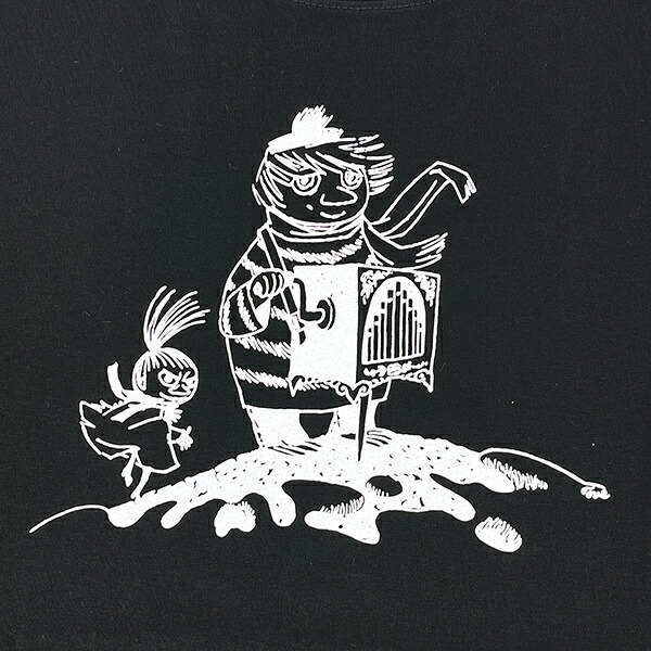 ムーミン トゥーティッキ ドライクールタッチTシャツ ブラック アパレル MOOMIN 送料込み