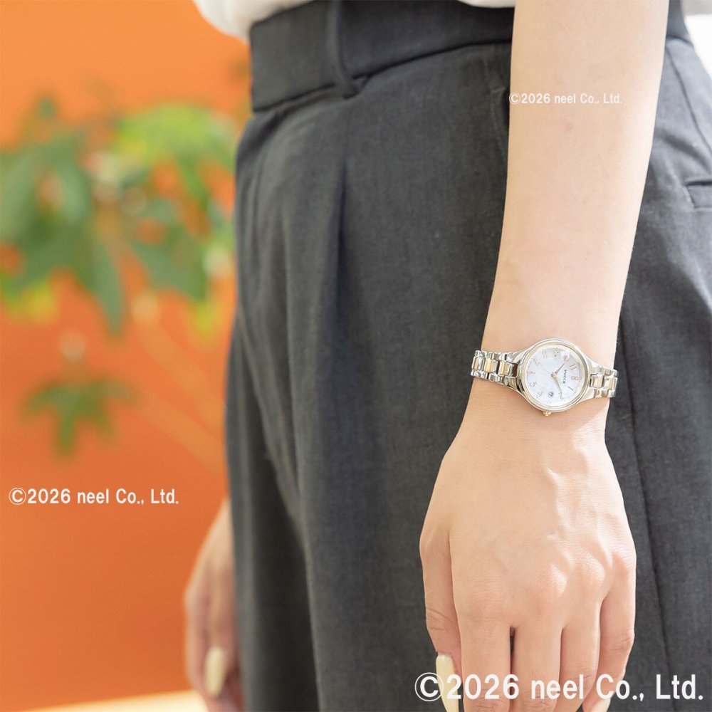 シチズン ウィッカ CITIZEN wicca ソーラーテック 電波時計 限定モデル 腕時計 レディース KS1-830-21 ホリデーパーティー【2026 新作】