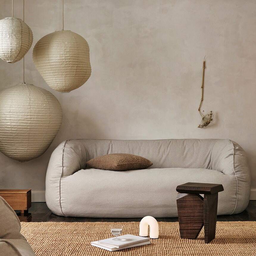 ferm LIVING ファームリビング Kurbis カービス ランプシェード L 高さ80cm （シェードのみ） シェード ジャパンディ 和紙北欧 ランプシェード 天井照明 ペンダントライト シェードのみ 和紙 和モダン
