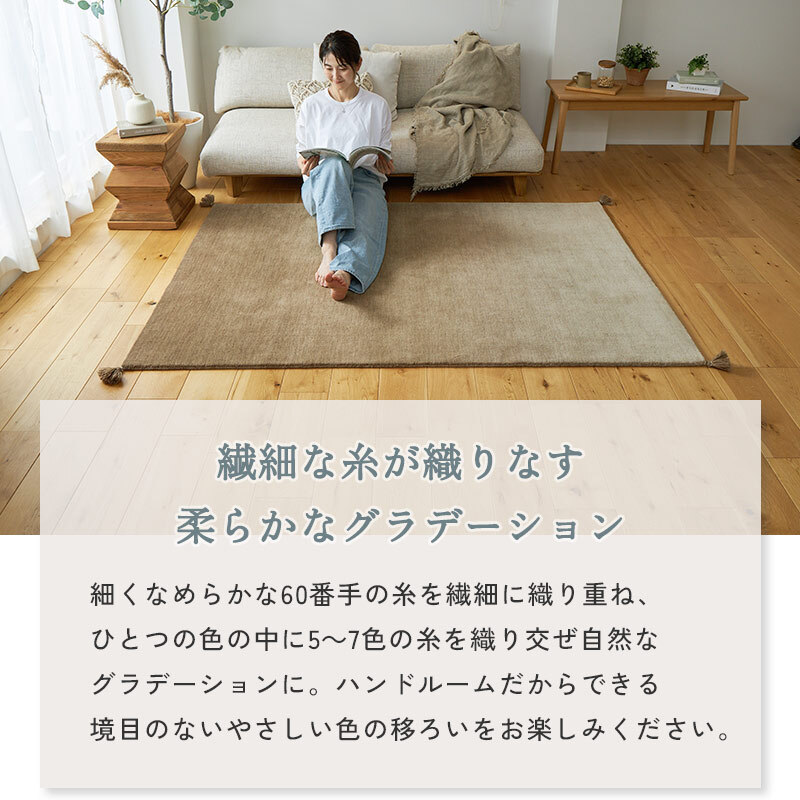 ラグ カーペット 130×190 グラデーション 滑り止め付き ずれない 大きい 防音対策 長方形 オールシーズン パイル ふわふわ ふかふか 夏 冬 モダン 通年 派手 北欧風 マット デザイン 子供部屋 滑り止め 裏面 新生活