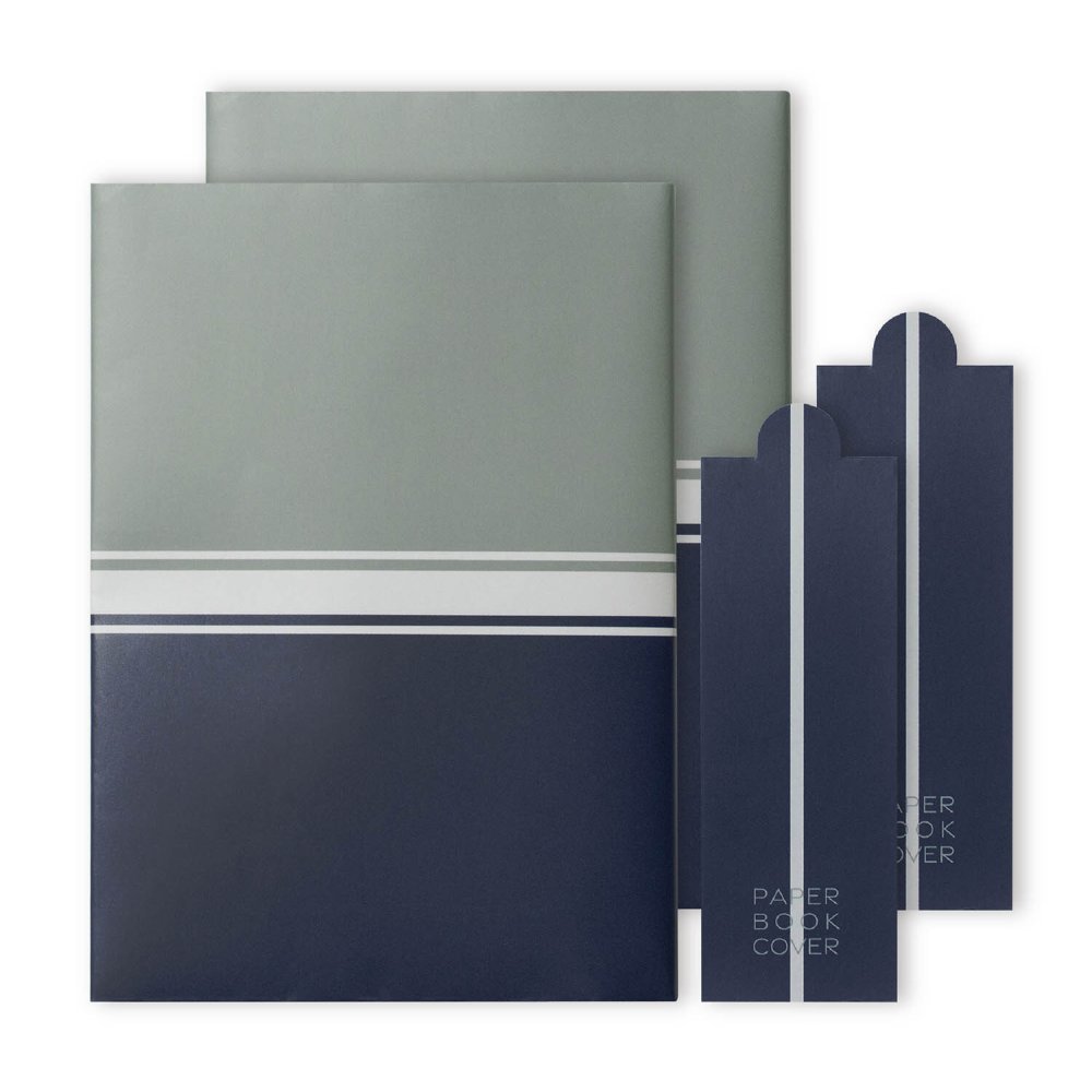 ペーパーブックカバー Paper Bookcover 文庫 四六 新書 	 水にも、手汗にも強い、紙派の味方 ペーパーブックカバー ブックカバー 文庫本 新書本 四六判 紙 おしゃれ シンプル メモリ付 しおり付き スリップ型しおり 2枚セット ブックストア 読書 本好き  水に強い dk-pb332