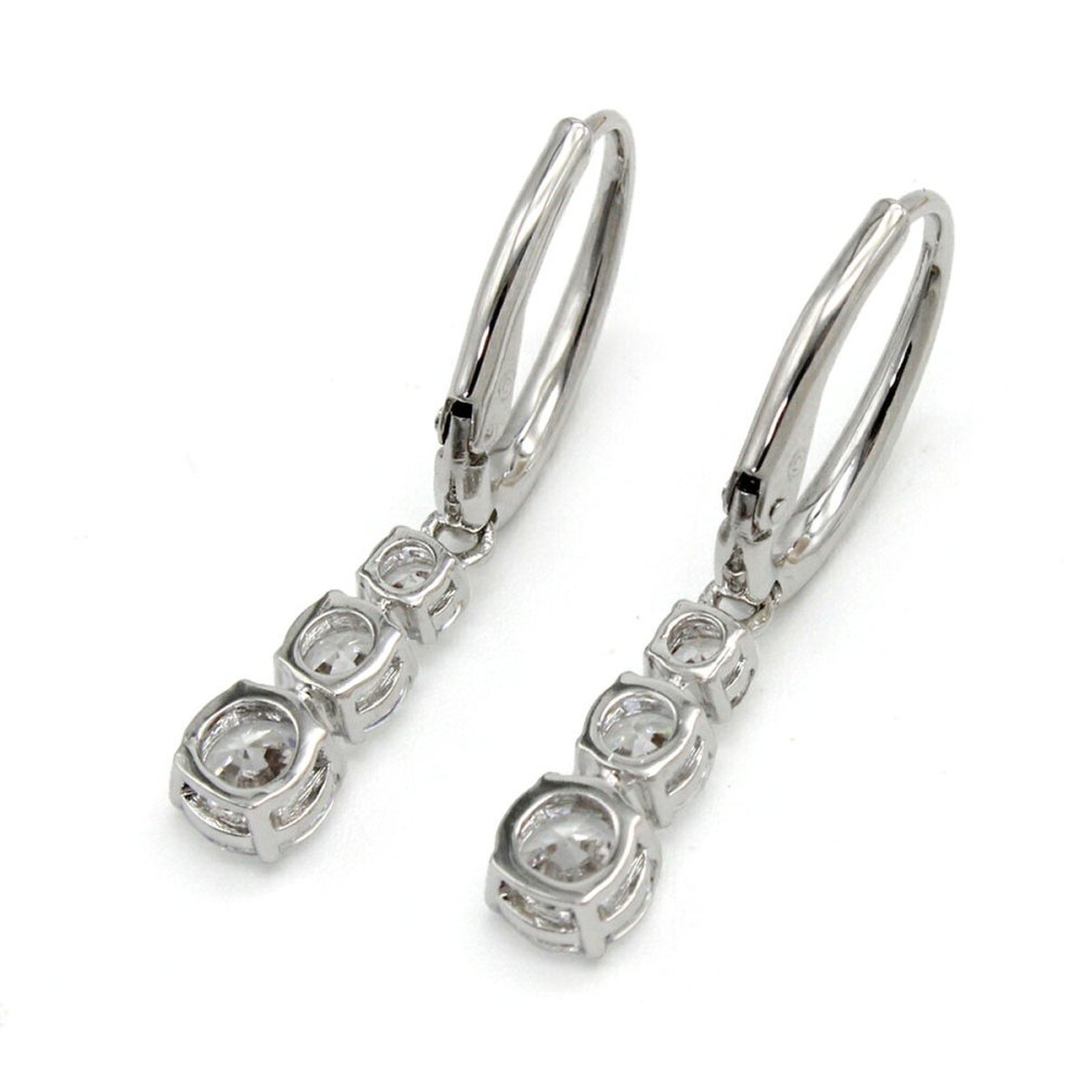 スワロフスキー SWAROVSKI ピアス アクセサリー 5416155 アトラクト トリロジー ATTRACT TRILOGY シルバー+クリスタル