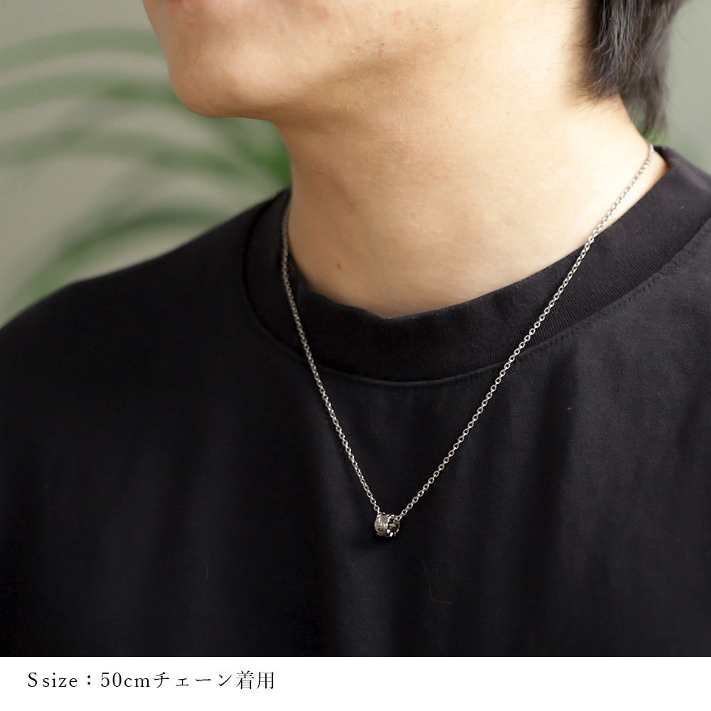 ハワイアンジュエリー ペアネックレス 金属アレルギー 対応 純チタン 刻印 無料 誕生石 カットアウトチューブ Sサイズ チェーン 長さ選べる ステンレスより軽く肌に優しい カップル プレゼント ハロウィン 【品番：CG-TIP402SP】