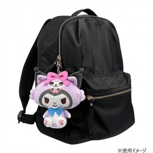 クロミ パスケース リール付き 定期入れ ぬいぐるみ かぶりもの サンリオ SWIMMER コラボ 小銭入れ 小物入れ キャラクター グッズ かわいい おしゃれ 通学 通勤 サンリオ正規ライセンス品