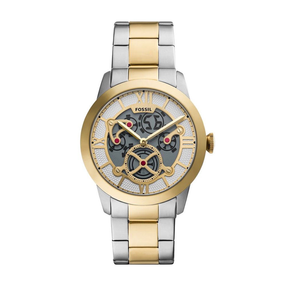 フォッシル FOSSIL 腕時計 メンズ TOWNSMAN アニメーション デジアナ ツートーン ステンレススチールウォッチ FS6193【2026 新作】