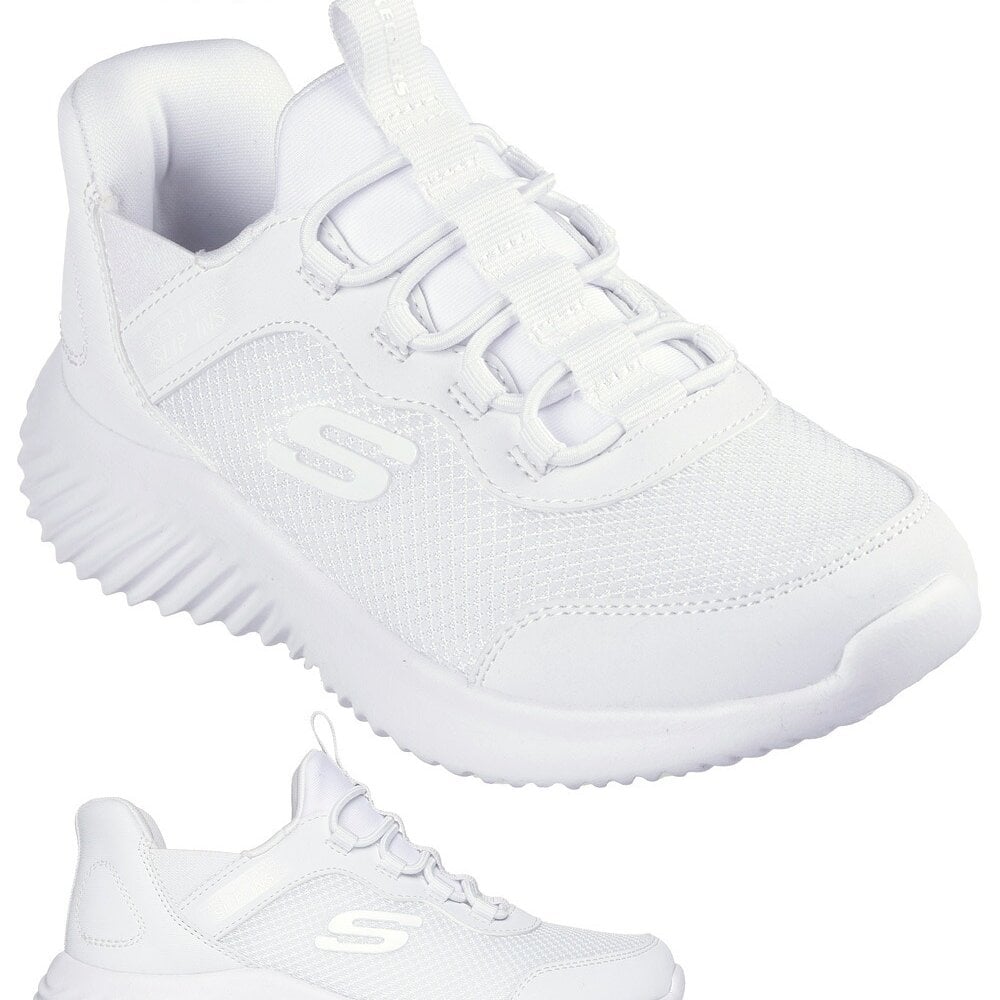 スケッチャーズ スリップインズ キッズ ジュニア スニーカー 男の子 女の子 運動靴 黒 ハンズフリー SKECHERS Slip-ins BOUNDER バウンダー ノーマル幅 403822N 403822L 303585N 303585L
