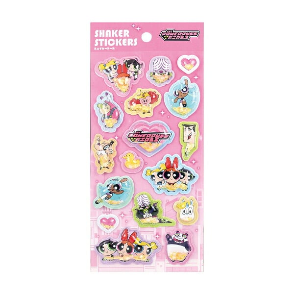 パワーパフガールズ シェイカーシール ステッカーズ 文具 パワパフ