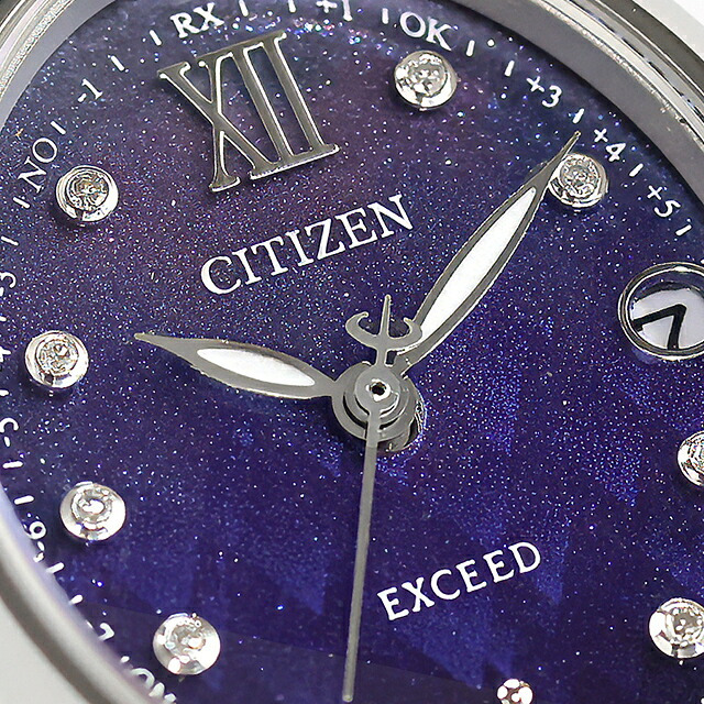 シチズン エクシード DEAR Collection Limited Pair Model 腕時計 ブランド レディース チタン 数量限定 ダイヤモンド 電波ソーラー CITIZEN EXCEED ES9510-65L