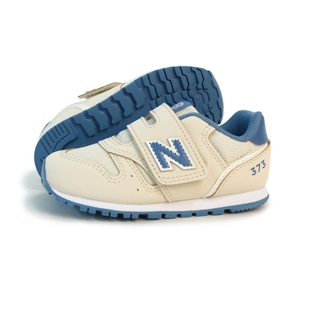 ニューバランス new balance 373 スニーカー 子供靴 ベビー シューズ 運動靴 靴 出産祝い 女の子 NB I373 8T7 W ベージュ/ブルー 運動会 通園 遠足