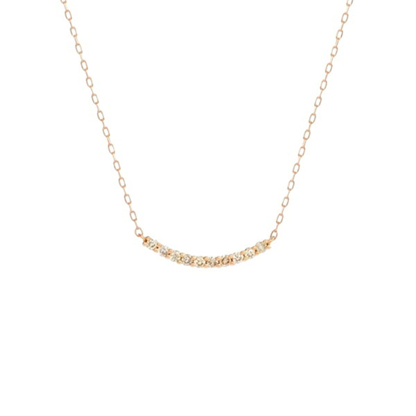 【無料ラッピング】  カナルヨンドシー Canal 4℃ カナル4℃ アクセサリー K18 ピンクゴールド ネックレス ダイヤモンド ブランド 正規品 新品 ギフト プレゼント 人気 おすすめ 誕生日 記念日 クリスマス 送料無料