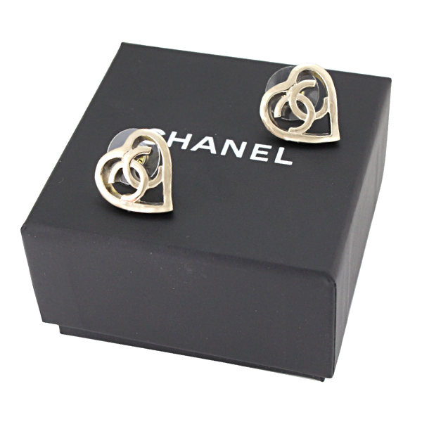 【ギフトおすすめ】CHANEL ピアス アクセサリー ハート ココマーク ゴールド レディース メンズ ジュエリー AB7882 ギフト プレゼント【送料無料】