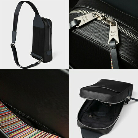 【無料ラッピング】 ポールスミス Paul Smith ボディバッグ シグネチャーストライププラー ブランド 正規品 新品 ギフト プレゼント 人気 おすすめ 誕生日 記念日 クリスマス 送料無料 psm522584
