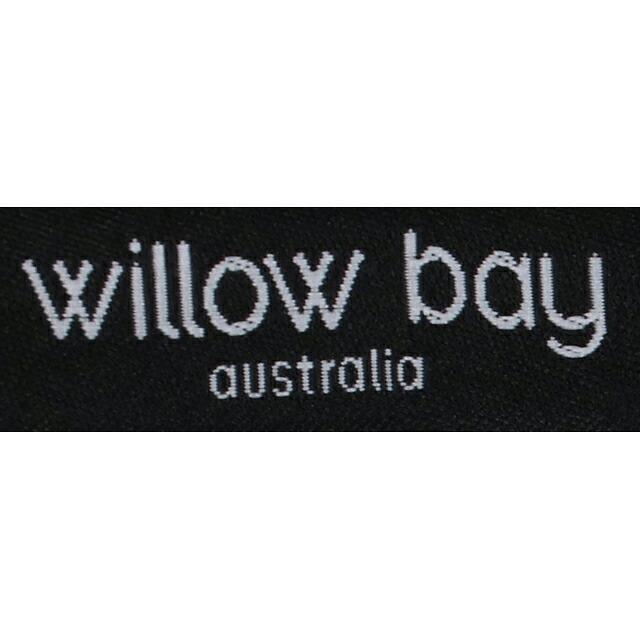 ウィローベイ ポーチ レディース ブランド WILLOWBAY ウィローベイラージブティックポーチ クラッチバッグ BLACK
