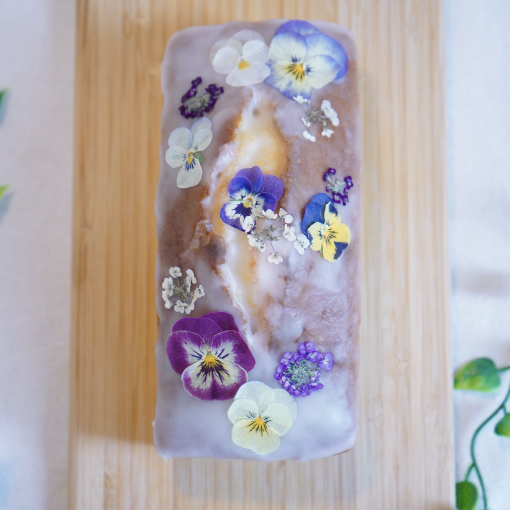 【送料無料】【食られるお花のパウンドケーキ+季節のパウンドケーキ(秋) 】ギフト/ご褒美/プレゼント/お祝い/誕生日　
