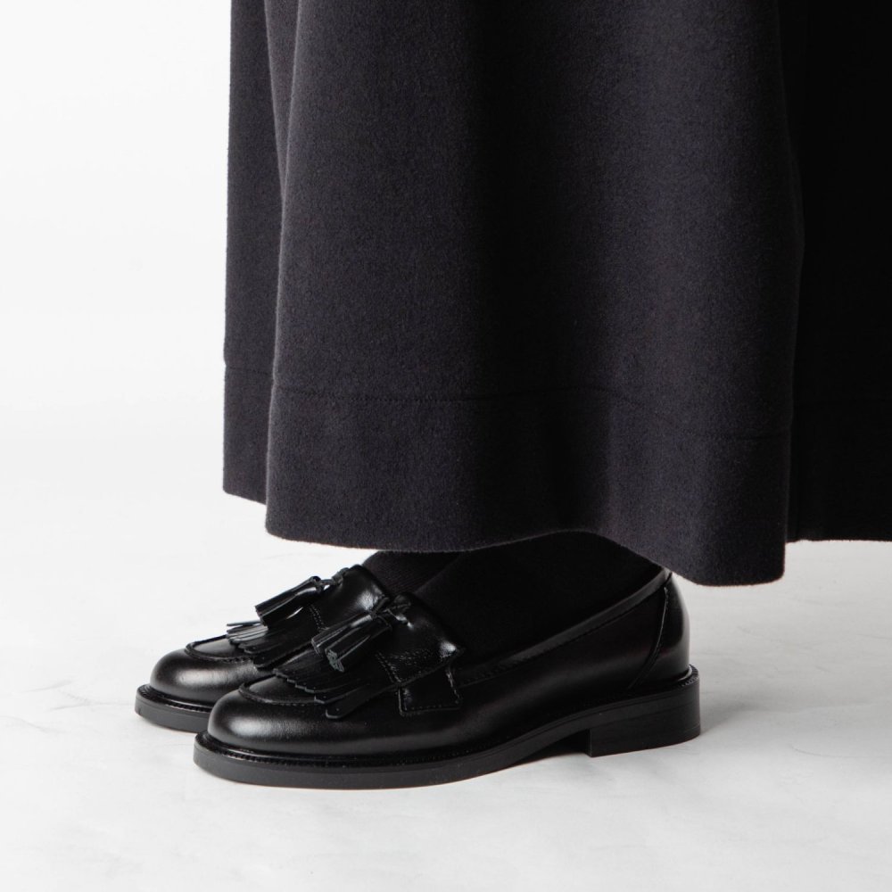 【正規品】 エネス ENESS KILT TASSEL LOAFERS キルト タッセル ST-4820 ローファー レザー レディース シューズ