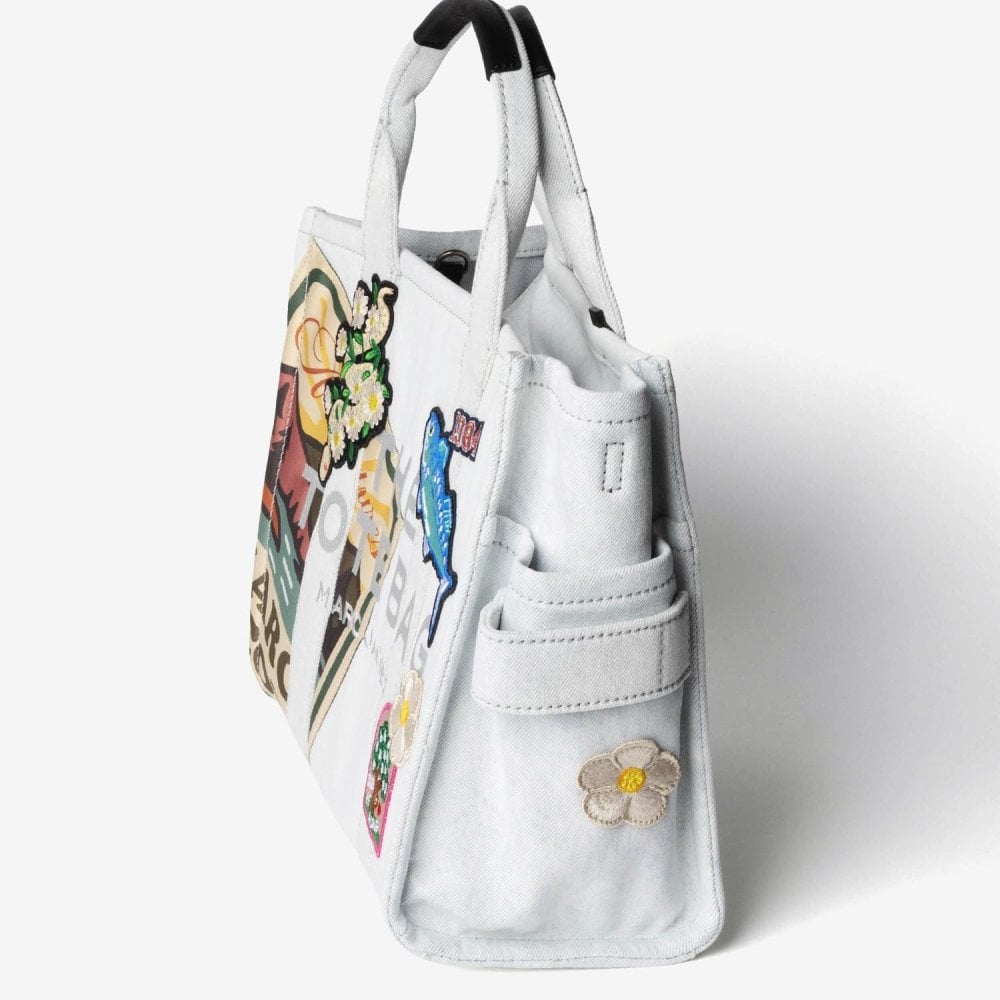 マークジェイコブス MARC JACOBS THE CAMP PATCHWORK DENIM MEDIUM TOTE BAG ザ キャンプ パッチワーク デニム ミディアム トート バッグ 2P6HTT008H02 ショルダーバッグ レディース バッグ